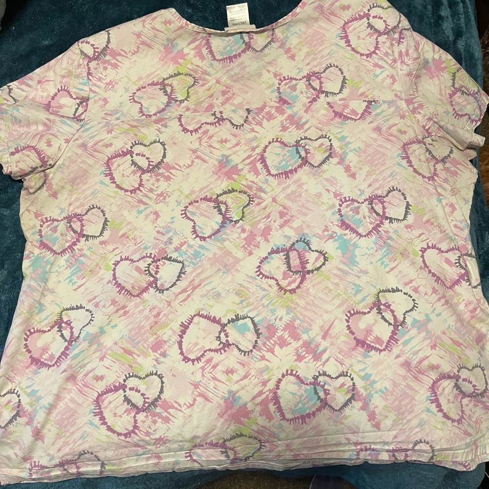 Scrub Top with a lot of Heart